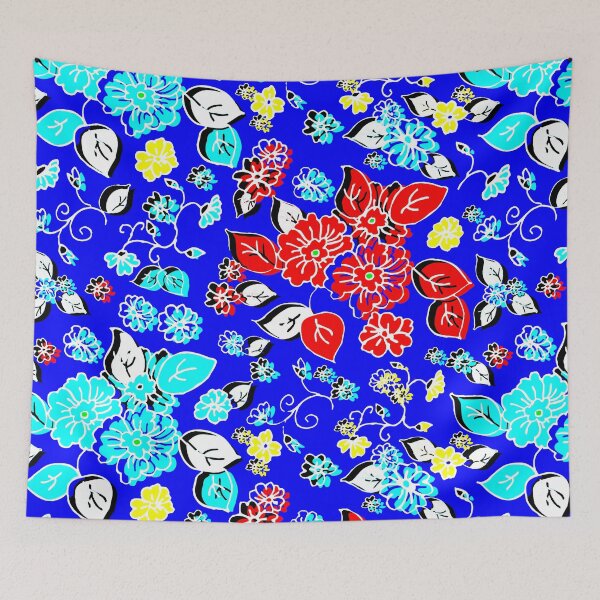 Item preview, Neon Bright Floral Print designed and sold by Sharon Schwalbe.