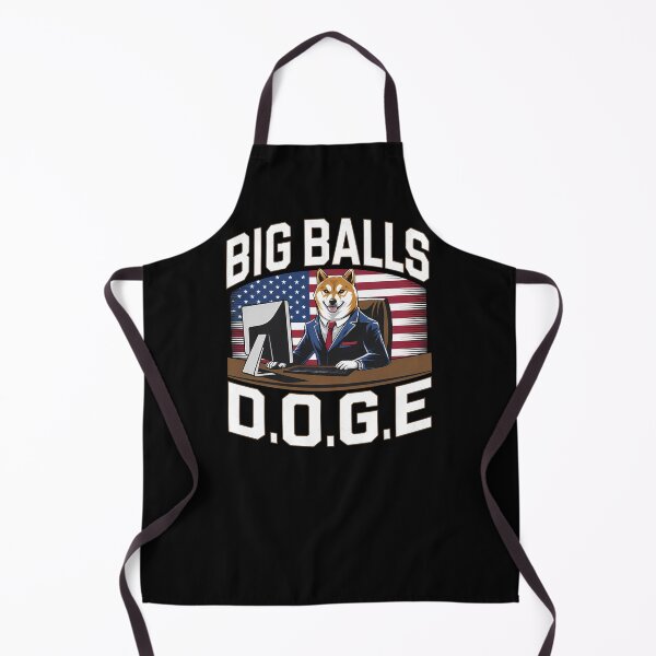 Item preview, Doge In Big Balls We Trust - This funny gift is perfect for meme lovers, cryptocurrency enthusiasts, Dogecoin fans, and those who enjoy bold, standout style. designed and sold by ZyziowskyArt.