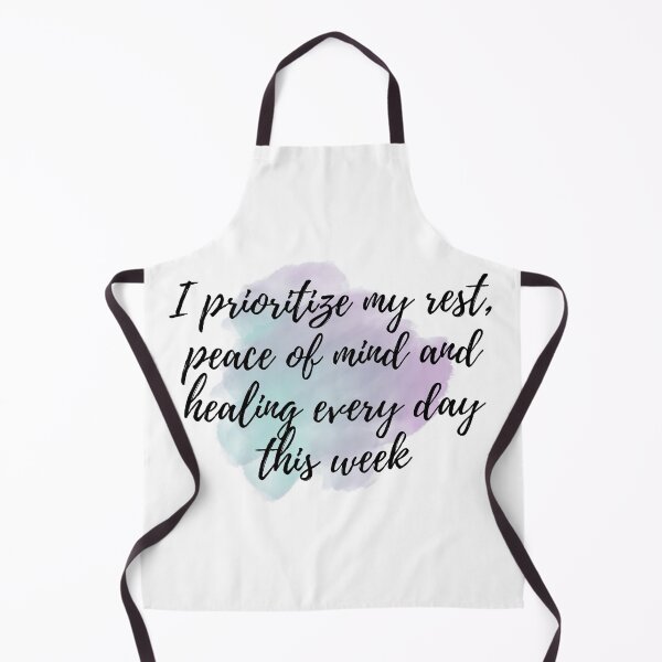 Item preview, I prioritize my rest, peace of mind and healing every day this week - Positive Affirmations - Weekly [ 2025 - Collection ] designed and sold by elmsstudios.