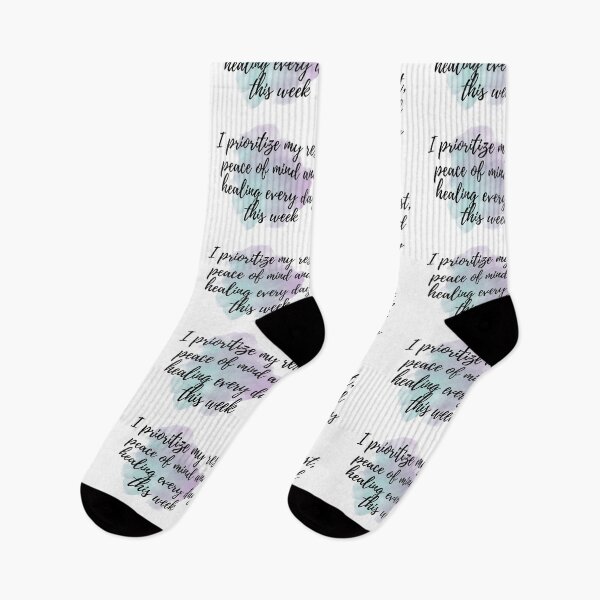 Item preview, I prioritize my rest, peace of mind and healing every day this week - Positive Affirmations - Weekly [ 2025 - Collection ] designed and sold by elmsstudios.