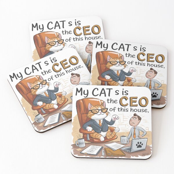 Item preview, My Cat is the CEO – Funny Boss Cat Office Humor designed and sold by luckytua789.