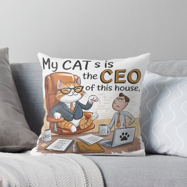 Item preview, My Cat is the CEO – Funny Boss Cat Office Humor designed and sold by luckytua789.