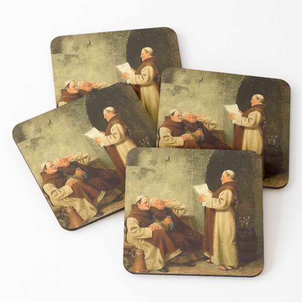 Item preview, Monks in the Wine Cellar Reading designed and sold by tomorrowsart.