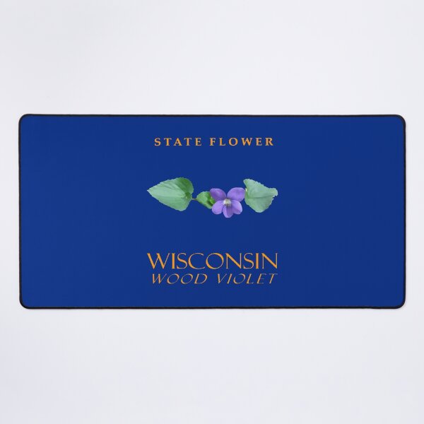 Item preview, Wisconsin Territory Flower The Wood Violet designed and sold by taiche.