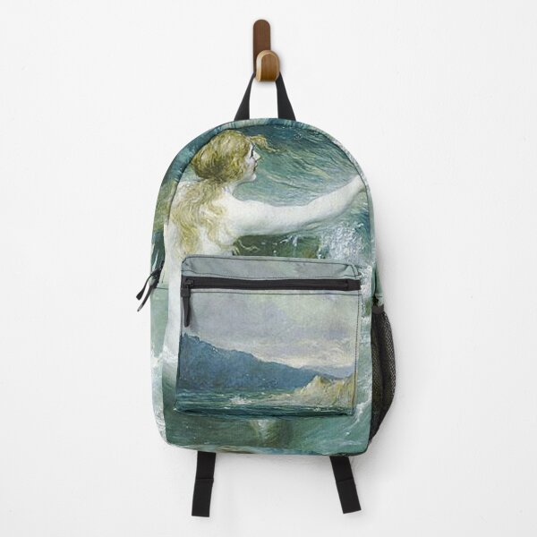 Item preview, Mermaid Tempting a Satyr into the Water - Ferdinand Leeke designed and sold by Vintage Designs +.