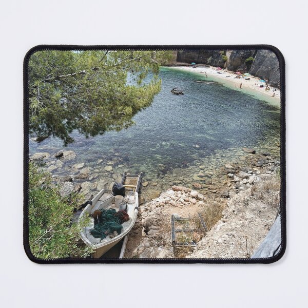 Item preview, Chiancamasidde Beach: Fishing Boat on the Gargano Coast designed and sold by EpicVistas.