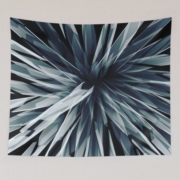 Item preview, Perspective Facets-Retro Blue designed and sold by SirkDesignsLtd.