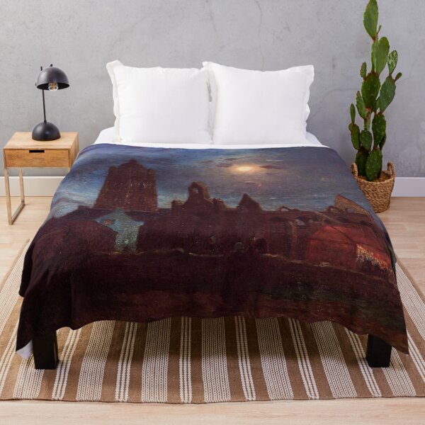 Item preview, The Bourg-de-Batz Church under the Moon - Ferdinand du Puigaudeau designed and sold by Vintage Designs +.