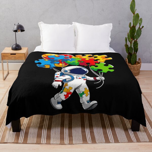 Item preview, Kids Astronaut Balloon Puzzle Autism Awareness Month Boy Toddler Gift designed and sold by JUSTBEELEGANT.