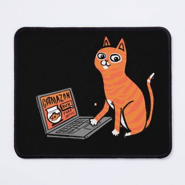 Item preview, Orange Cat with a PC designed and sold by PB-Sandwich.