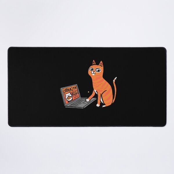 Item preview, Orange Cat with a PC designed and sold by PB-Sandwich.