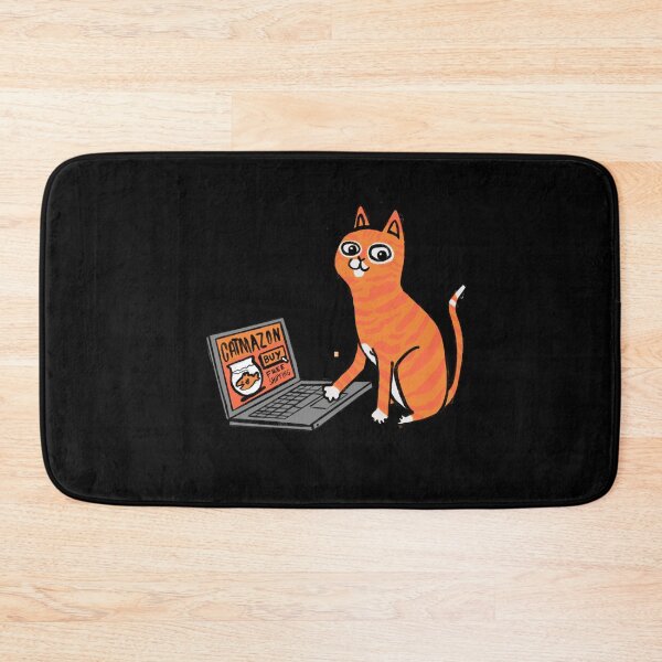 Item preview, Orange Cat with a PC designed and sold by PB-Sandwich.