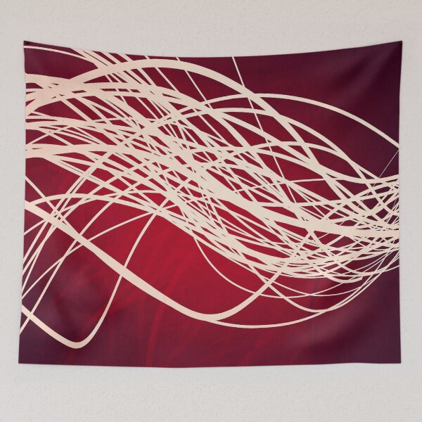 Item preview, Linear Flow-Red Complex designed and sold by SirkDesignsLtd.