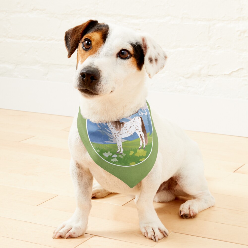 Aperçu de l'œuvre Bandana pour animaux créée et vendue par WebEquitation.