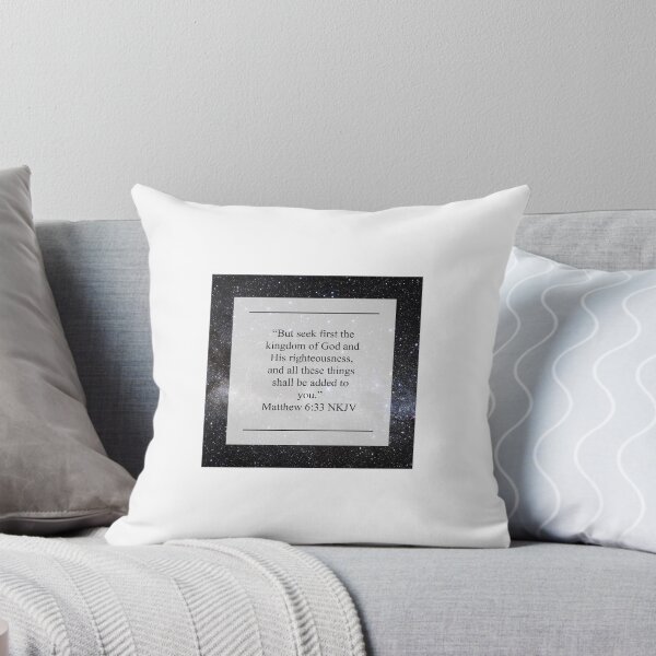 Item preview, Seek First God’s Kingdom Matthew 6:33 designed and sold by Cosplay4Christ.