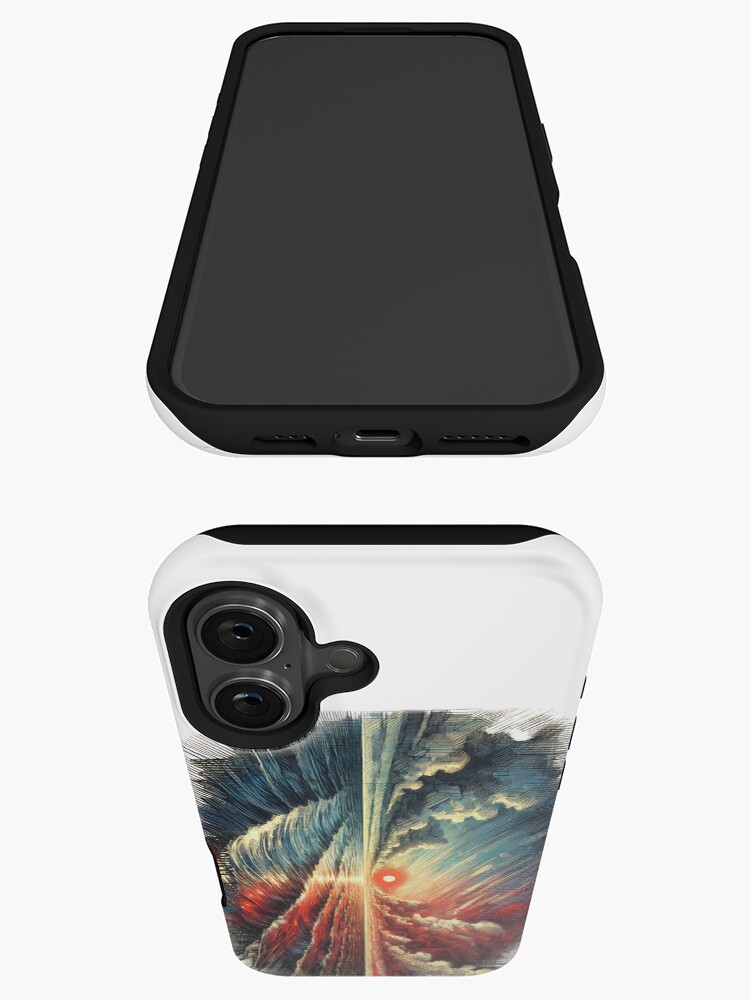Aperçu 3 sur 4. Coque iPhone avec l'œuvre Esquisse Tricolore. créée et vendue par Vinidal.