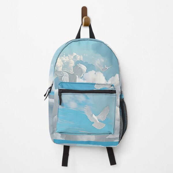Item preview, podium set against a backdrop of fluffy white clouds. designed and sold by CheerForGoods.