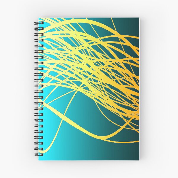 Item preview, Linear Flow-Blue Gold designed and sold by SirkDesignsLtd.