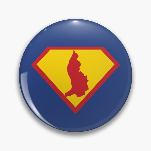 Item preview, SUPER LIECHTENSTEINER SHIELD - Freedom Is The Superpower -  SUPERHERO LIECHTENSTEIN spellout design designed and sold by pelagio.
