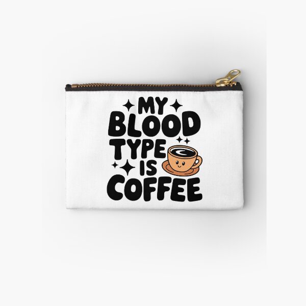 Item preview, My Blood Type Is Coffee! Cute Coffee Mug Pun designed and sold by PMCreative.