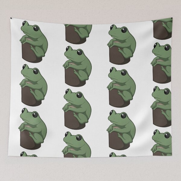 Item preview, Frog on a Log designed and sold by RandomGingerArt.