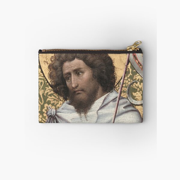 Item preview, John the Baptist, c. 1410. Robert Campin (Netherlandish, 137579–1444). Oil on oak panel designed and sold by Vintage Designs +.