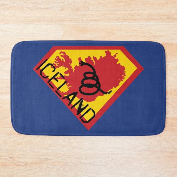 Item preview, ICELANDIC SHIELD - Freedom Is The Superpower - Modern Gadsden Snake Flag - Dont Tread On Me SUPERHERO ICELAND spellout design designed and sold by pelagio.