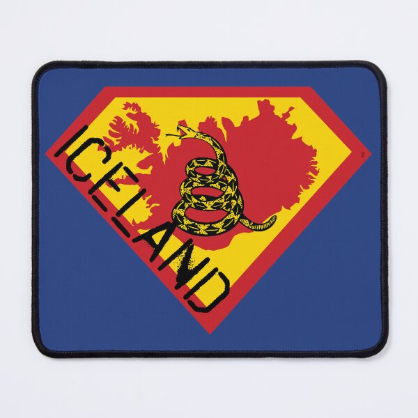 Item preview, ICELANDIC SHIELD - Freedom Is The Superpower - Gadsden Snake Flag - Dont Tread On Me SUPERHERO ICELAND spellout design designed and sold by pelagio.