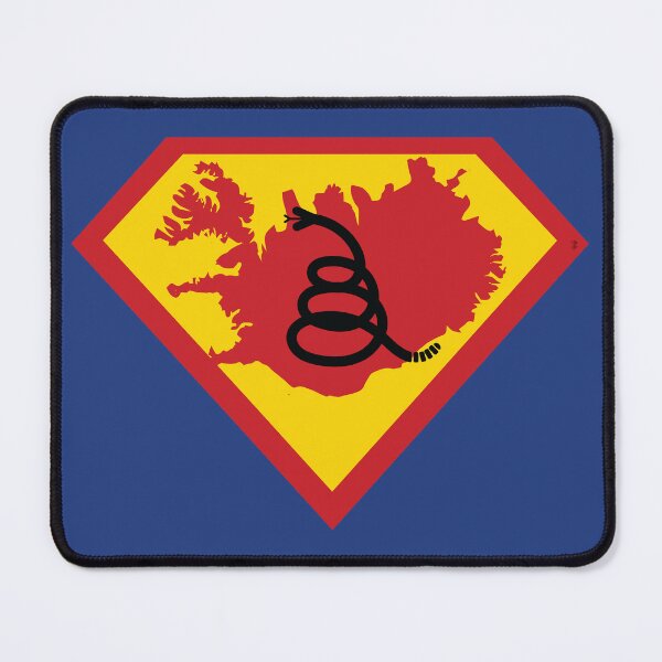 Item preview, ICELANDIC SHIELD - Freedom Is The Superpower - Modern Gadsden Snake Flag - Dont Tread On Me SUPERHERO ICELAND design designed and sold by pelagio.