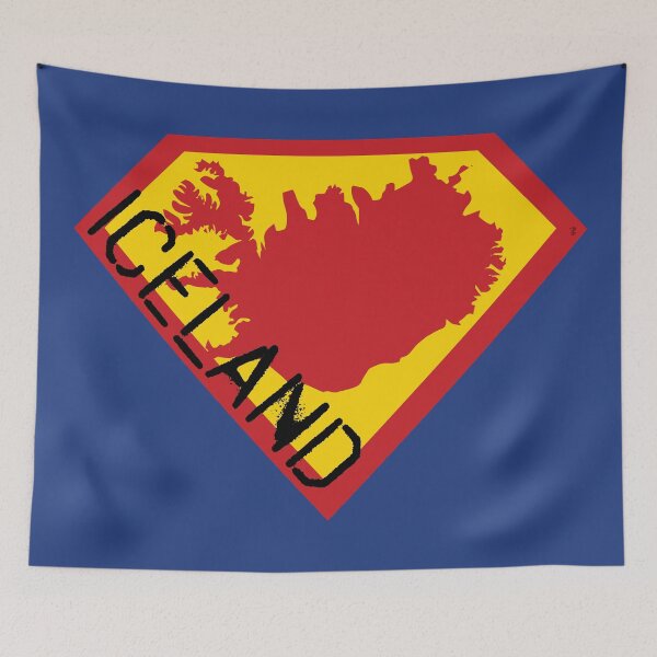 Item preview, SUPER ICELANDIC SHIELD - Freedom Is The Superpower -  SUPERHERO ICELAND spellout design designed and sold by pelagio.