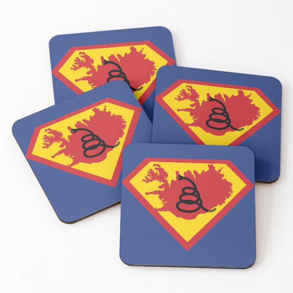 Item preview, ICELANDIC SHIELD - Freedom Is The Superpower - Modern Gadsden Snake Flag - Dont Tread On Me SUPERHERO ICELAND design designed and sold by pelagio.