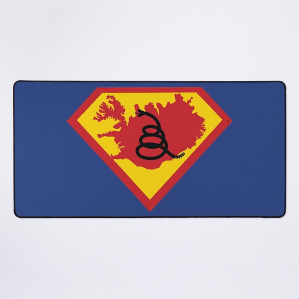 Item preview, ICELANDIC SHIELD - Freedom Is The Superpower - Modern Gadsden Snake Flag - Dont Tread On Me SUPERHERO ICELAND design designed and sold by pelagio.