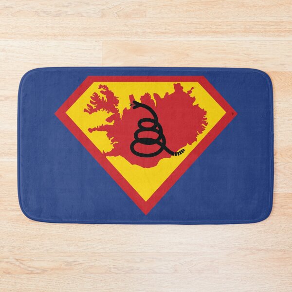 Item preview, ICELANDIC SHIELD - Freedom Is The Superpower - Modern Gadsden Snake Flag - Dont Tread On Me SUPERHERO ICELAND design designed and sold by pelagio.