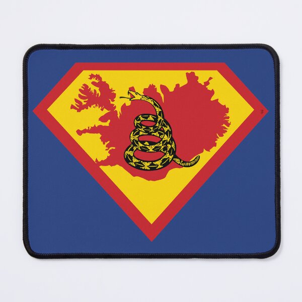 Item preview, ICELANDIC SHIELD - Freedom Is The Superpower - Gadsden Snake Flag - Dont Tread On Me SUPERHERO ICELAND design designed and sold by pelagio.