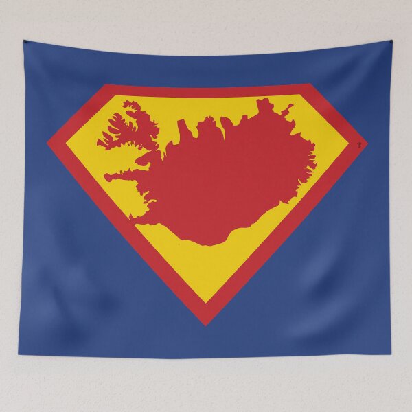 Item preview, SUPER ICELANDIC SHIELD - Freedom Is The Superpower -  SUPERHERO ICELAND  design designed and sold by pelagio.