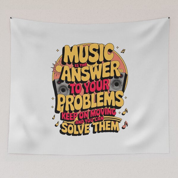 Item preview, "Music Is the Answer" DJs gift – House Music Vibes designed and sold by paulo silveira.