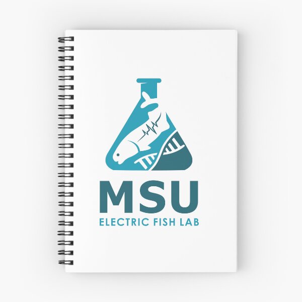 Item preview, MSU Electric Fish Lab Logo With Text designed and sold by MSU Electric Fish Lab.