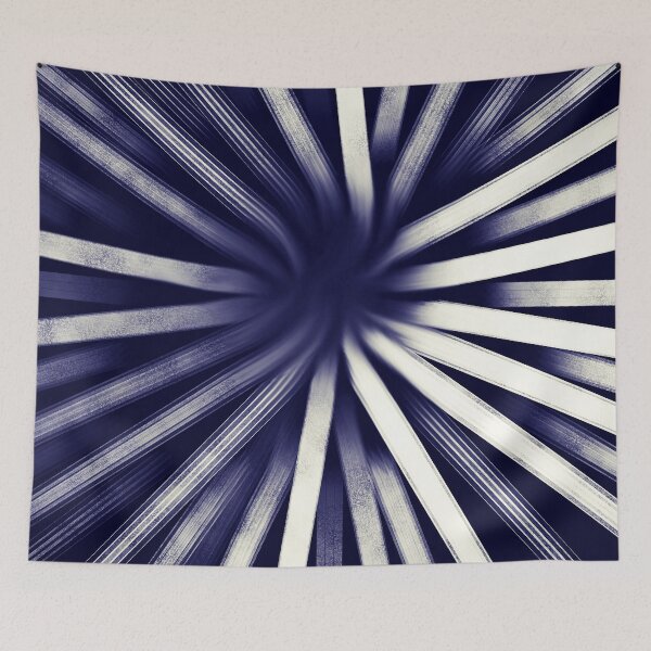 Item preview, Intersecting - Retro Blue designed and sold by SirkDesignsLtd.