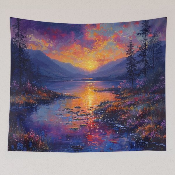 Item preview, Sunset Pond designed and sold by Dawn van Doorn.