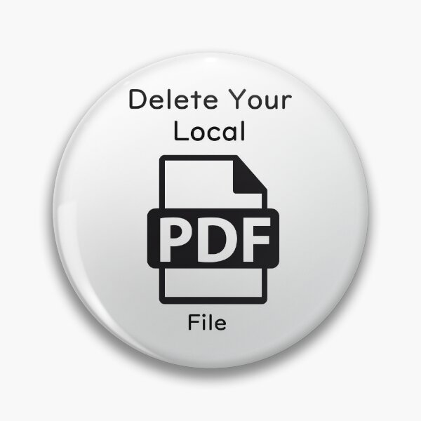 Item preview, Delete your local PDF file - Transparent designed and sold by WowAPenguin.