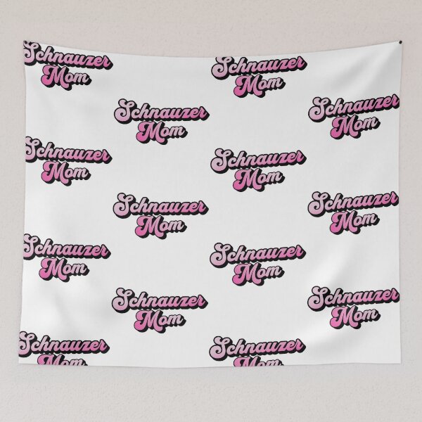 Item preview, Schnauzer Mom Retro Vintage Summer Gift designed and sold by Guarddogdrive.