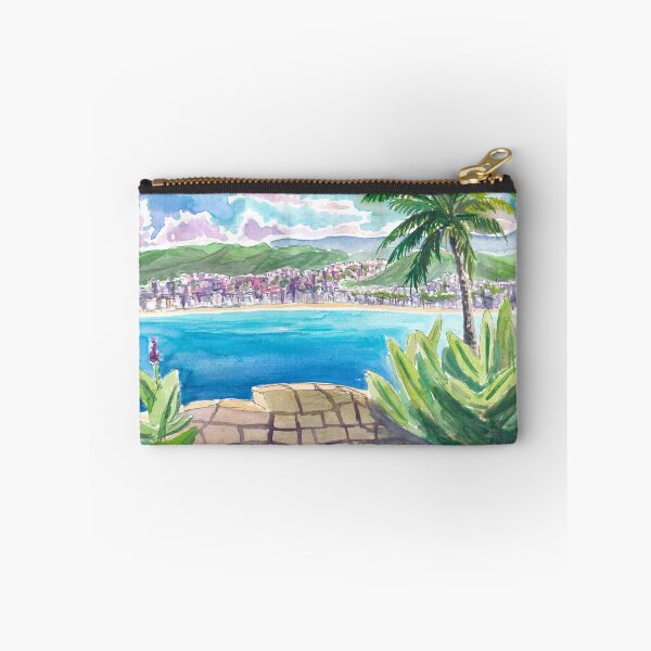 Item preview, Acapulco Bay View with Palm, Mountains and Serenity designed and sold by artshop77.
