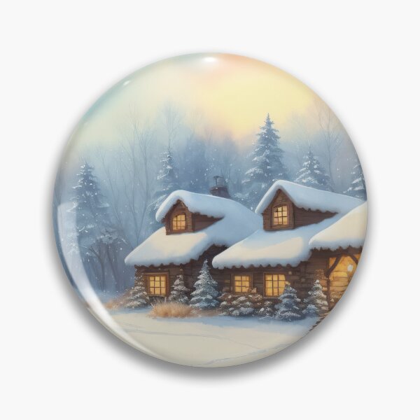 Item preview, Cozy Retreat in a Winter Wonderland designed and sold by Delemore Art.