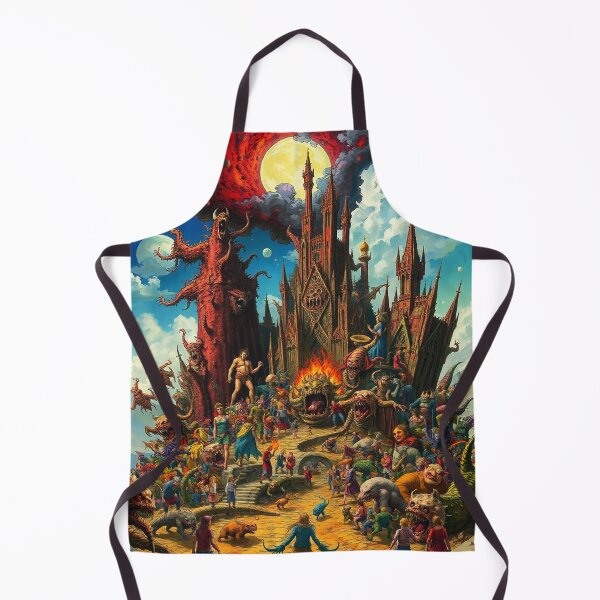 Item preview, The Dark Castle of Satan in Hell a Hellscape cool design designed and sold by Vintage Designs +.