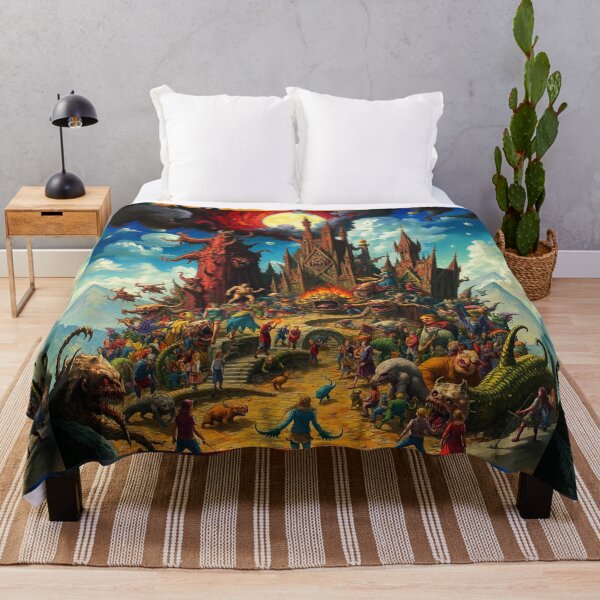 Item preview, The Dark Castle of Satan in Hell a Hellscape cool design designed and sold by Vintage Designs +.