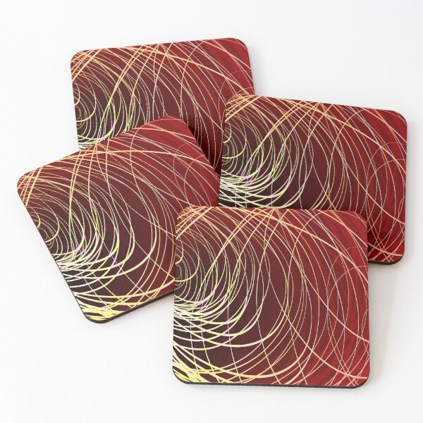 Item preview, Complex Swirl-Golden Red designed and sold by SirkDesignsLtd.