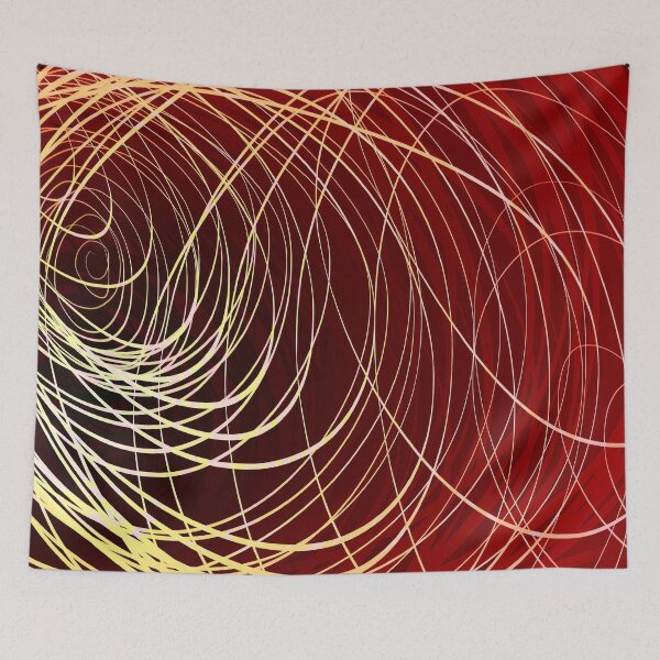 Item preview, Complex Swirl-Golden Red designed and sold by SirkDesignsLtd.