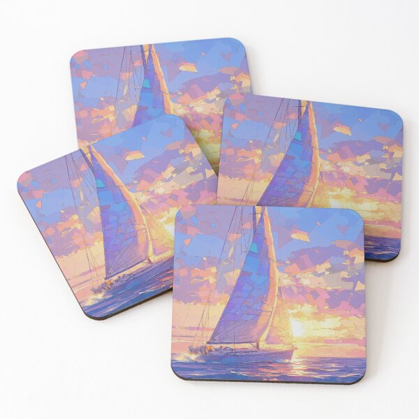 Item preview, Sunset Sailboat 1  designed and sold by Dawn van Doorn.