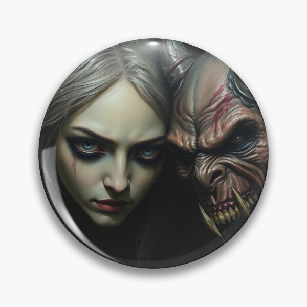 Item preview, Angel and Demon painting designed and sold by Vintage Designs +.