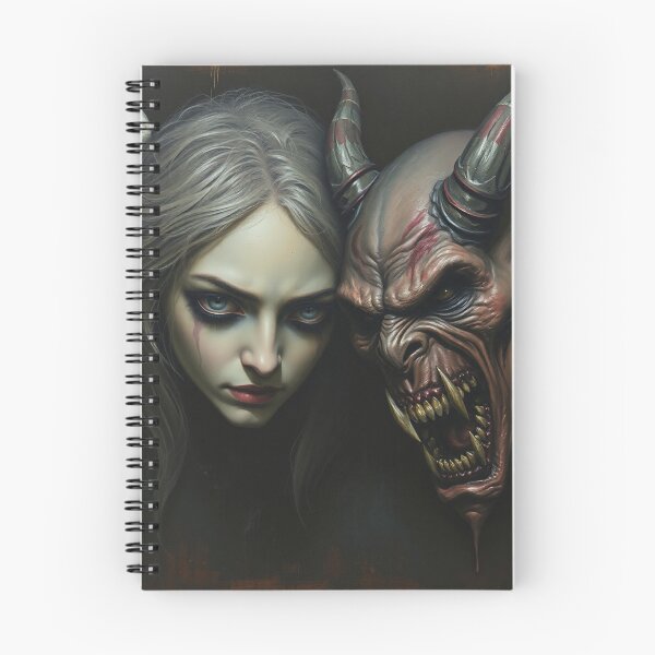 Item preview, Angel and Demon painting designed and sold by Vintage Designs +.